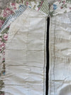 Veste en quilt crop style sportswear design unique vintage fait main upcyclé retravaillé n•633