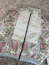 Veste en quilt crop style sportswear design unique vintage fait main upcyclé retravaillé n•633
