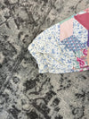 Veste en quilt crop style sportswear design unique vintage fait main upcyclé retravaillé n•634