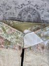 Veste en quilt crop style sportswear design unique vintage fait main upcyclé retravaillé n•635