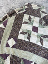 Veste en quilt crop style sportswear design unique vintage fait main upcyclé retravaillé n•636