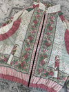 Veste en quilt crop style sportswear design unique vintage fait main upcyclé retravaillé n•638