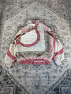 Veste en quilt crop style sportswear design unique vintage fait main upcyclé retravaillé n•638