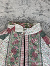 Veste en quilt crop style sportswear design unique vintage fait main upcyclé retravaillé n•638