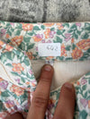 Veste en quilt crop style sportswear design unique vintage fait main upcyclé retravaillé n•642