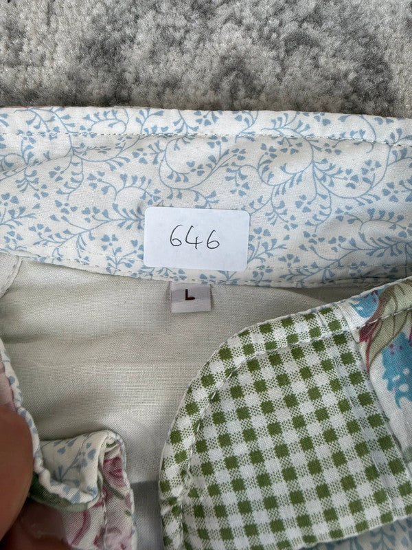 Veste en quilt crop style sportswear design unique vintage fait main upcyclé retravaillé n•646