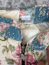 Veste en quilt crop style sportswear design unique vintage fait main upcyclé retravaillé n•647
