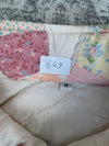 Veste en quilt crop style sportswear design unique vintage fait main upcyclé retravaillé n•649