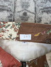 Veste en quilt crop style sportswear design unique vintage fait main upcyclé retravaillé n•653