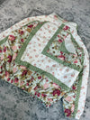 Veste en quilt crop style sportswear design unique vintage fait main upcyclé retravaillé n•655