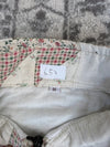 Veste en quilt crop style sportswear design unique vintage fait main upcyclé retravaillé n•657