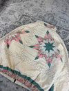 Veste en quilt crop style sportswear design unique vintage fait main upcyclé retravaillé n•665