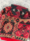 Veste en tapisserie design unique vintage fait main upcyclé retravaillé tissé taille XS n•673