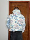 Veste en tapisserie design unique vintage fait main upcyclé retravaillé tissé taille XS n•674