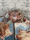 Veste en tapisserie design unique vintage fait main upcyclé retravaillé tissé taille XS n•678