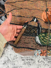 Veste en tapisserie design unique vintage fait main upcyclé retravaillé tissé taille XS n•680