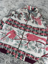 Veste en tapisserie design unique vintage fait main upcyclé retravaillé tissé taille XS n•681