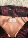 Veste en tapisserie design unique vintage fait main upcyclé retravaillé tissé taille XS n•682