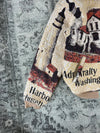 Veste en tapisserie design unique vintage fait main upcyclé retravaillé tissé taille S n•687