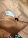Veste en tapisserie design unique vintage fait main upcyclé retravaillé tissé taille S n•688