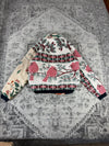 Veste en tapisserie design unique vintage fait main upcyclé retravaillé tissé taille S n•689