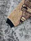 Veste en tapisserie design unique vintage fait main upcyclé retravaillé tissé taille S n•690