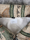 Veste en tapisserie design unique vintage fait main upcyclé retravaillé tissé taille S n•691