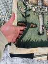 Veste en tapisserie design unique vintage fait main upcyclé retravaillé tissé taille S n•691