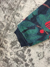 Veste en tapisserie design unique vintage fait main upcyclé retravaillé tissé taille S n•692