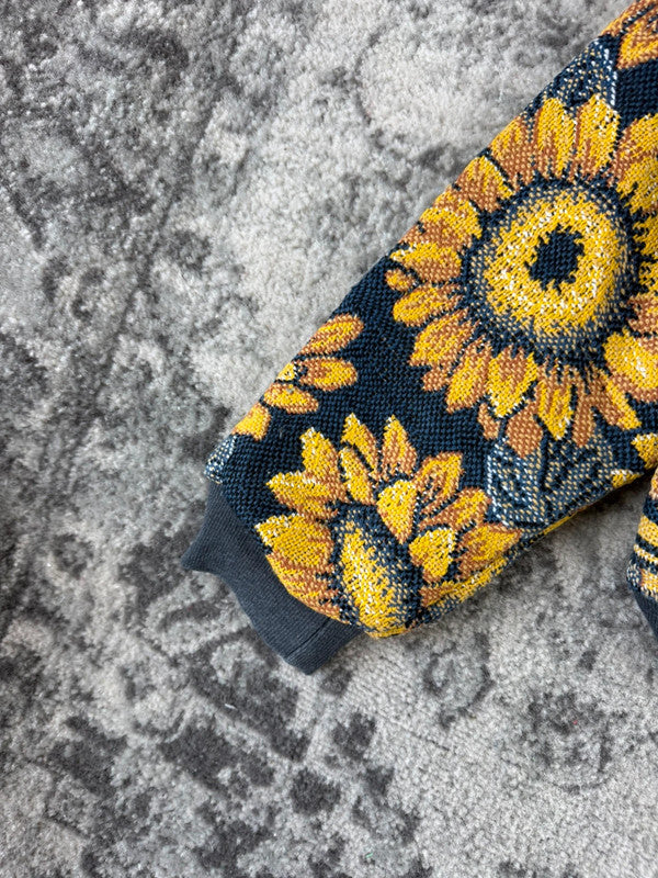 Veste en tapisserie design unique vintage fait main upcyclé retravaillé tissé taille S n•694