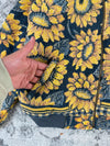Veste en tapisserie design unique vintage fait main upcyclé retravaillé tissé taille S n•694