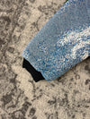 Veste en tapisserie design unique vintage fait main upcyclé retravaillé tissé taille S n•699