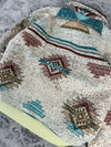 Veste en tapisserie design unique vintage fait main upcyclé retravaillé tissé taille S n•700