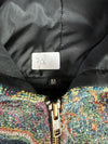 Veste en tapisserie design unique vintage fait main upcyclé retravaillé tissé taille M n•706