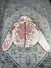 Veste en tapisserie design unique vintage fait main upcyclé retravaillé tissé taille M n•708