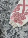 Veste en tapisserie design unique vintage fait main upcyclé retravaillé tissé taille M n•708