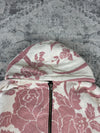 Veste en tapisserie design unique vintage fait main upcyclé retravaillé tissé taille M n•708
