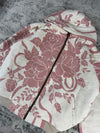 Veste en tapisserie design unique vintage fait main upcyclé retravaillé tissé taille M n•708