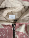 Veste en tapisserie design unique vintage fait main upcyclé retravaillé tissé taille M n•708