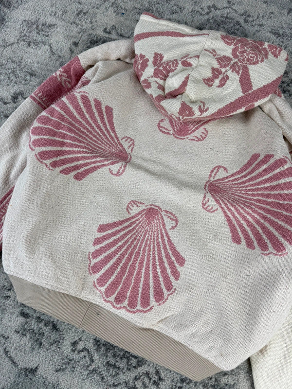 Veste en tapisserie design unique vintage fait main upcyclé retravaillé tissé taille M n•708