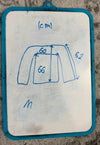 Veste en tapisserie design unique vintage fait main upcyclé retravaillé tissé taille M n•717