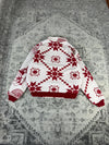 Veste en tapisserie design unique vintage fait main upcyclé retravaillé tissé taille M n•716
