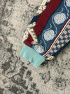 Veste en tapisserie design unique vintage fait main upcyclé retravaillé tissé taille M n•718