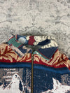 Veste en tapisserie design unique vintage fait main upcyclé retravaillé tissé taille M n•718