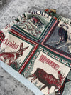 Veste en tapisserie design unique vintage fait main upcyclé retravaillé tissé taille M n•719