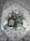 Veste en tapisserie design unique vintage fait main upcyclé retravaillé tissé taille M n•720