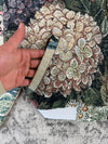 Veste en tapisserie design unique vintage fait main upcyclé retravaillé tissé taille M n•720