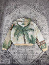 Veste en tapisserie design unique vintage fait main upcyclé retravaillé tissé taille L n•724