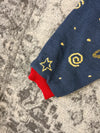 Veste en tapisserie design unique vintage fait main upcyclé retravaillé tissé taille L n•733