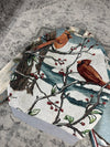 Veste en tapisserie design unique vintage fait main upcyclé retravaillé tissé taille L n•735